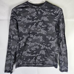 ClimateSmart Camo Compression T-Shirt Top Size L | Athleisure Activewear Sporty